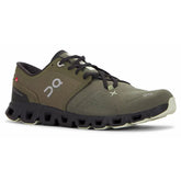 ON Cloud X3 Olive Green - Running & Training Shoes - Cloud Tread